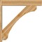 Ekena Millwork Legacy Block Rough Sawn Outlooker, Western Red Cedar, 8"W x 48"D x 48"H OUT08X48X48LEC05RWR - alternate 4